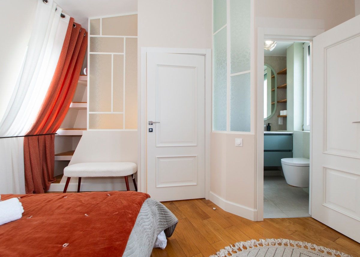 Chambres — Chambre avec salle de bain attenante